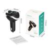 Car Hands-free FM Transmitter Bluetooth MP3 Player Car Kit Dual USB Car Charger Support TF Card/U Disk Music Play