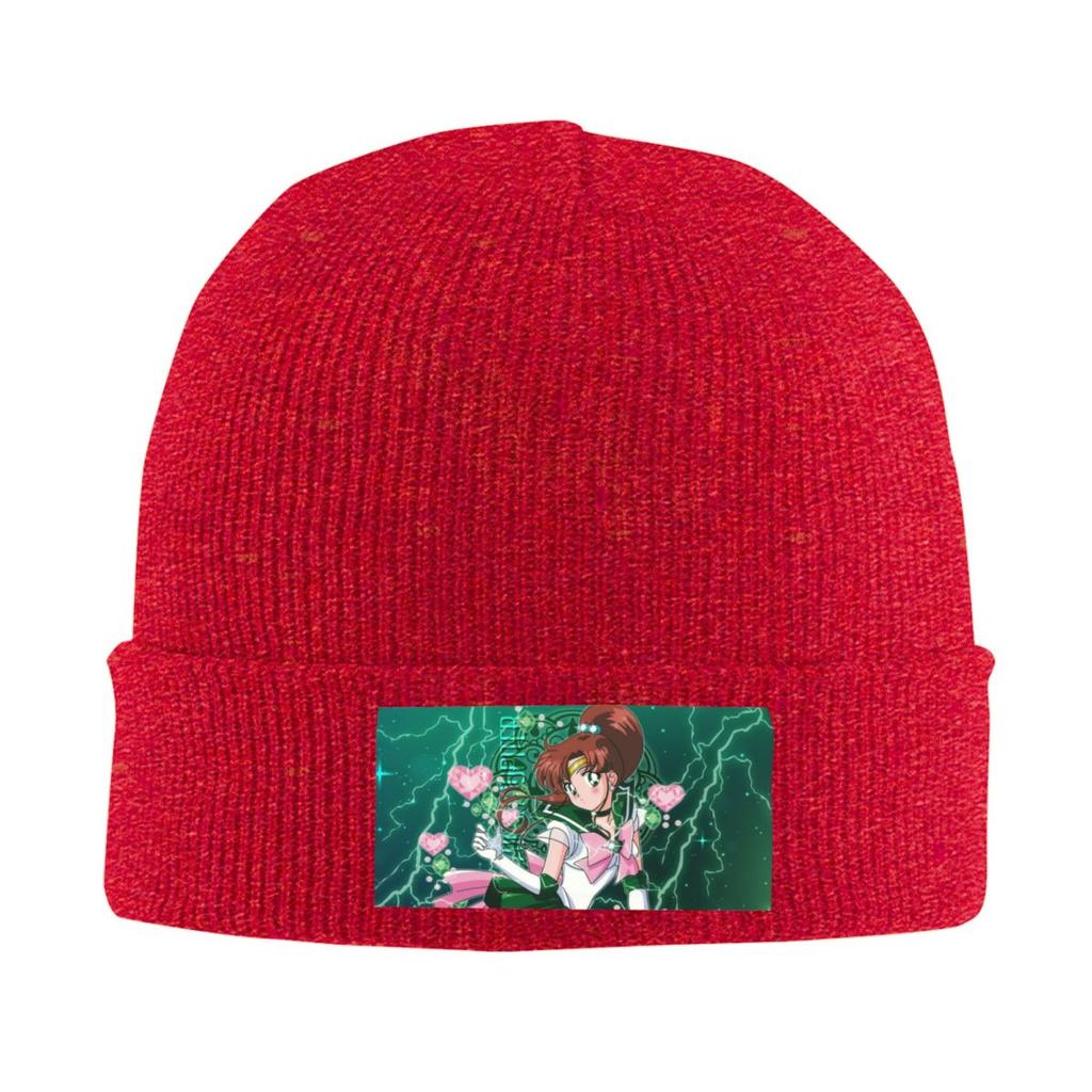 Sailors Moon Anime Unisexga Skullies Beanies Caps Unisex Winter Warm Knitting Hat Adult Usagi Tsukino Bonnet Hats Outdoor Ski Cap