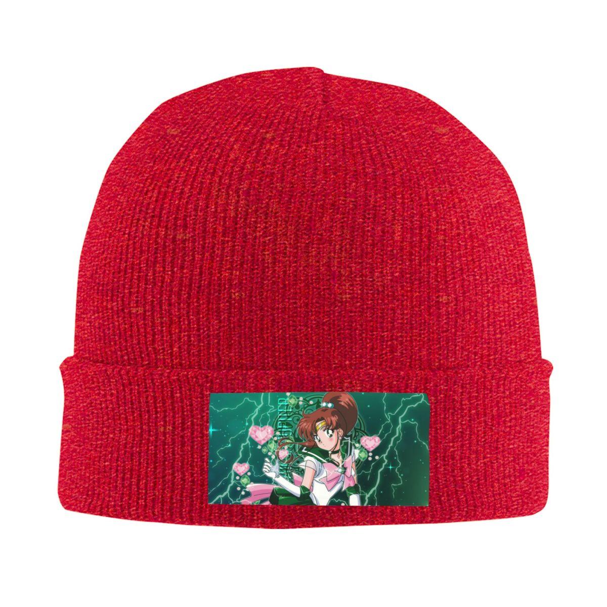 

Sailors Moon Anime Unisexga Skullies Beanies Caps Unisex Winter Warm Knitting Hat Adult Usagi Tsukino Bonnet Hats Outdoor Ski Cap One Size