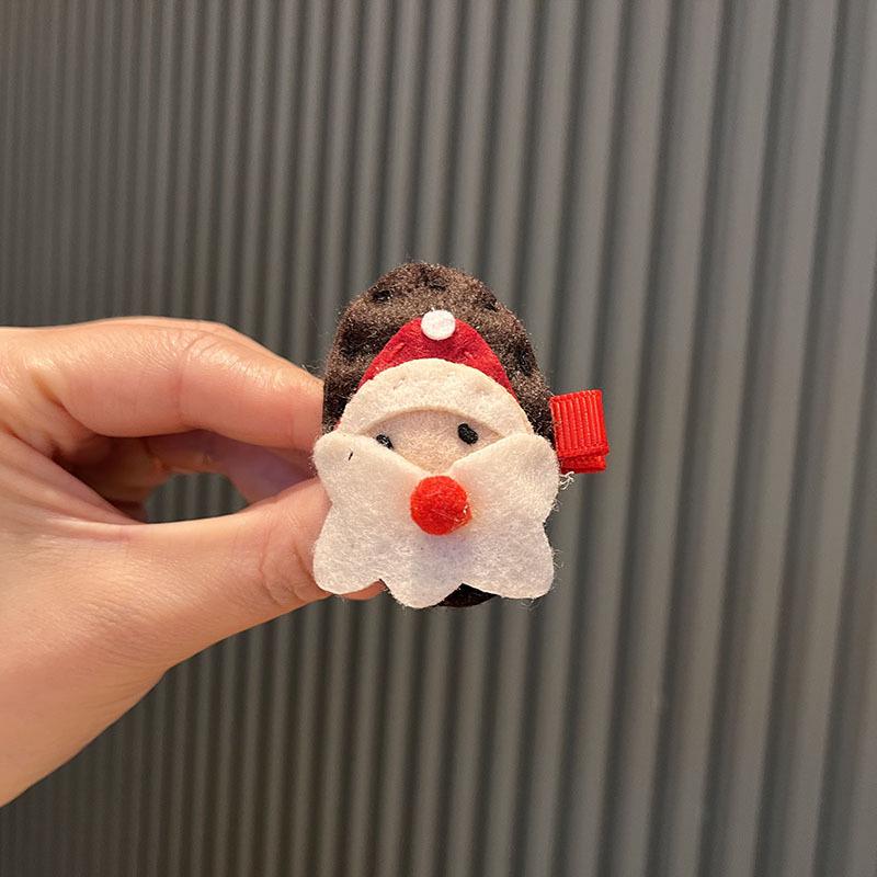 Mori Style Cartoon Santa Hair Clip for Children & Parent-Child Photography