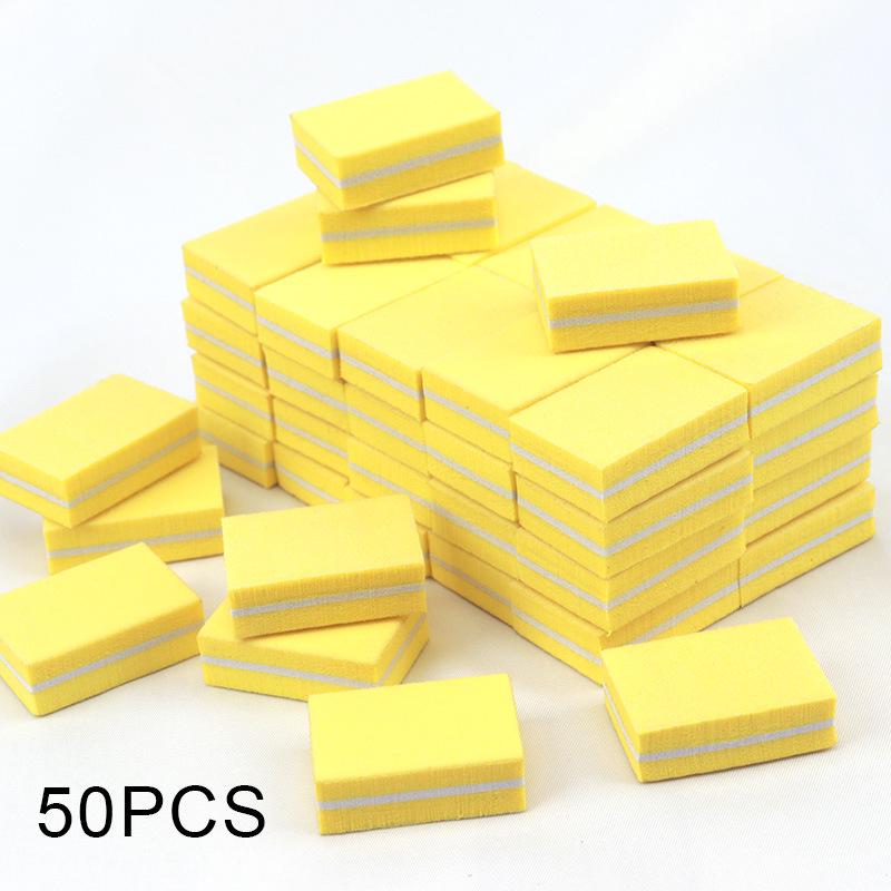

Mini Tofu Block Dual-Sided Nail File: Polishes and Shapes Nails 3.8*2.7*1.2cm
