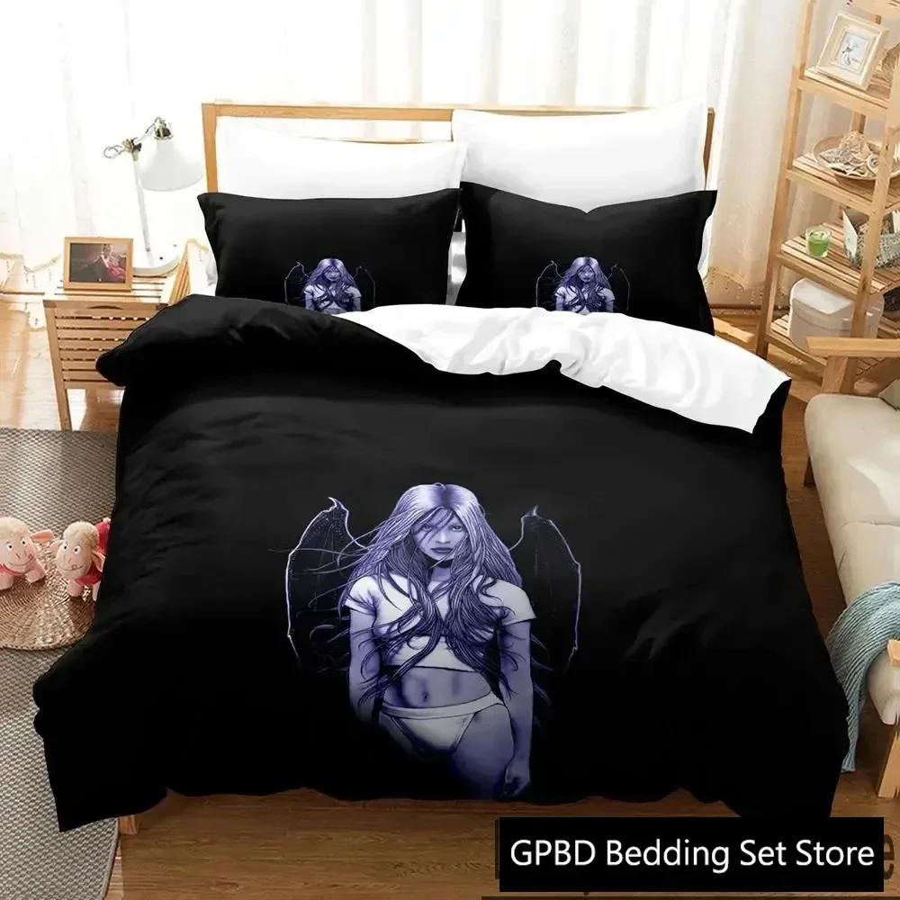 3D Print Guardian Angel Comfortable Duvet Quilt Cover Pillowcase Bedding Set Children Bedroom Decoration Home Textile