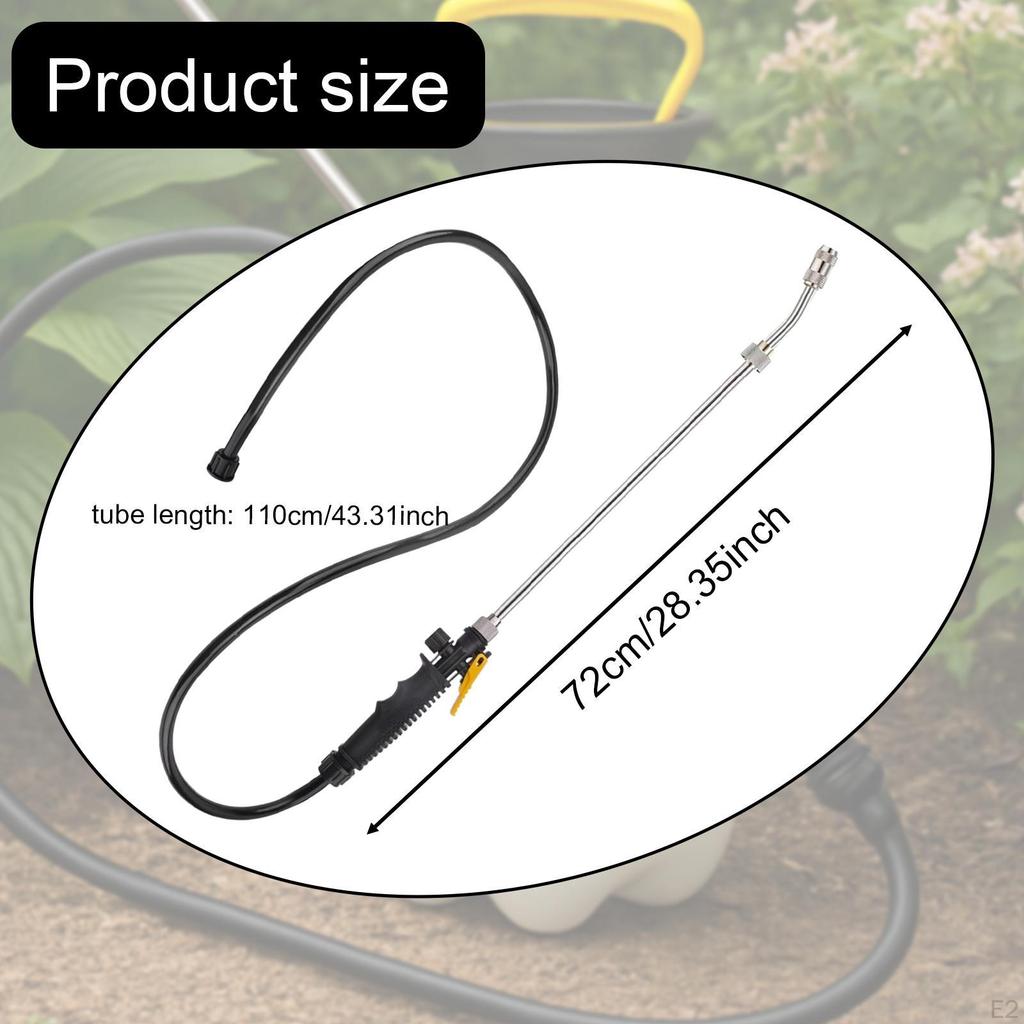 Replacement Sprayer Wand Adjustable Watering with Hose for Irrigation Vegetables Porch