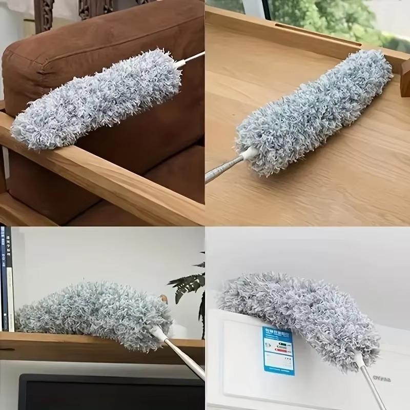 1PC 280CM Microfiber Dust Extendable Curved Ceiling Cleaning Broom Household Electrostatic Precipitator Household Cleaning Tool