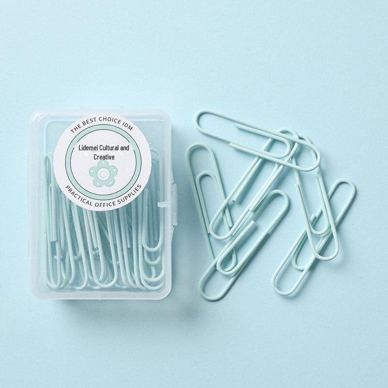 Lidemei Macaron Paper Clips - Colorful, Creative, Large & Small Metal Clips for Office Use