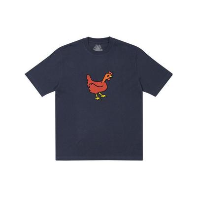 Clucking T-Shirt Navy Unisex Tops Blue P22TS386