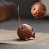 Purple Clay Koi Tea Pet Maintainable Small Ornaments Tea Table Wealth Attraction Desktop Decoration Mascot Tea Play