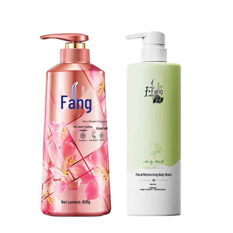 LaFam Cherry Blossom Shampoo & Jasmine Body Wash Set