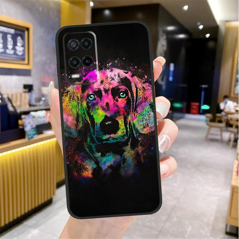 Weimaraner Dog Case For Oppo A74 A54 A94 A78 A98 A18 A60 A80 A40 A38 A58 A96 A76 A16 A15 A17 A57 A77 A5 Pro