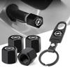 Car Wheel Tire Valve Systems Cap With Keychain Keyring Badge For Astra J Insignia Astra G Corsa Zafira B Mokka Accessories