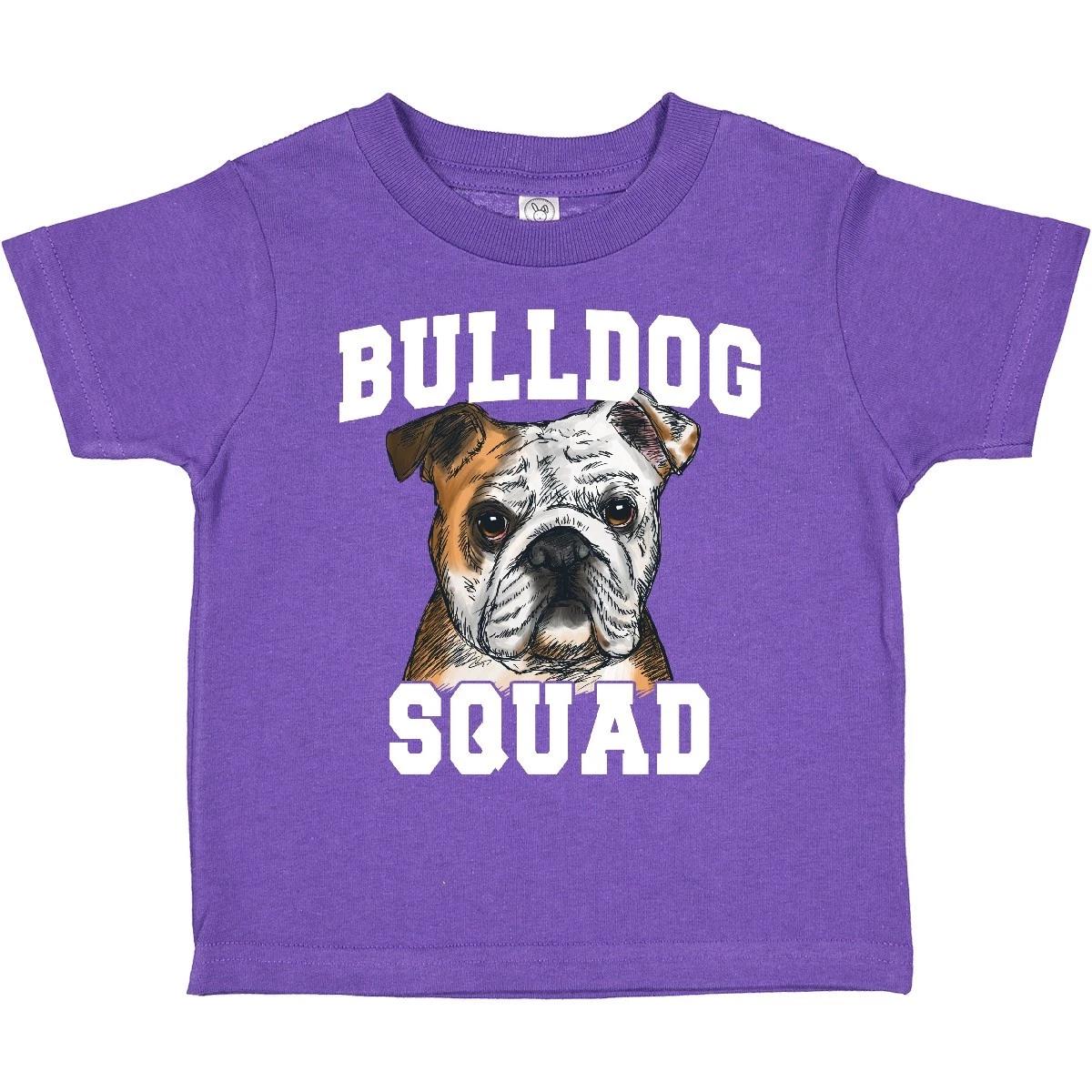 Inktastic Dog Bulldog Squad Toddler T-Shirt Pets I Love Dogs Lover Pet Breed Kid 100