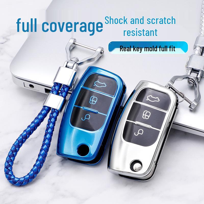TPU Soft Gel Car Key Cover for Ford Fiesta