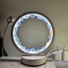 Crystal Crafts Natural Crystal Night Light Crystal Round Light Home Desktop Decoration Christmas Gift