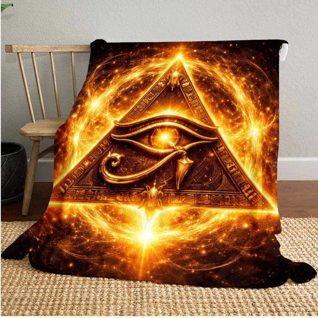 Egyptian Queen's Majesty Throw Soft Comfortable All Seasons Blanket Perfect Gift Couch Office Nap Outdoor Travel Blanket
