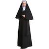 Adult Halloween Costume Cosplay Nun Outfit For Stage Performances L Xl)