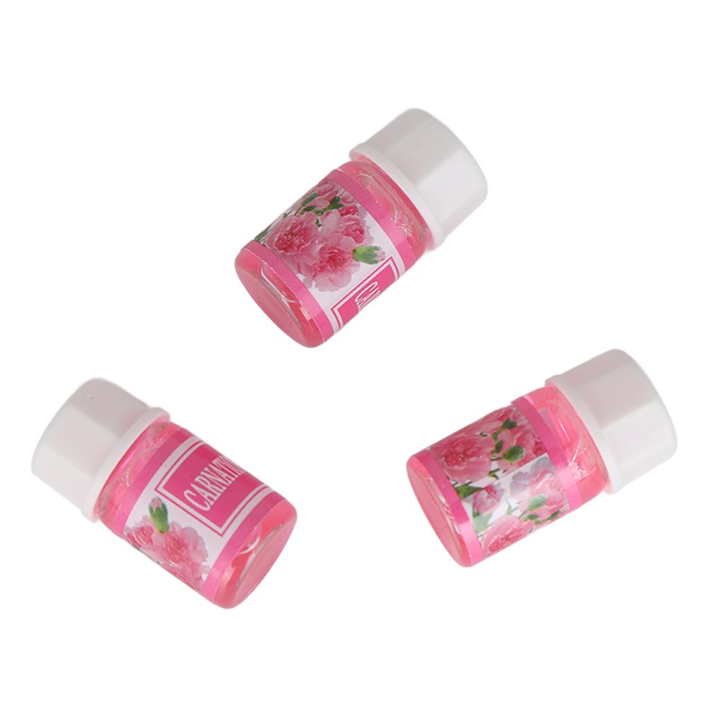 6Pcs Carnation Aromatherapy Essential Oil 3ml Water Soluble Fragrant Essential Oil for Diffuser Humidifier