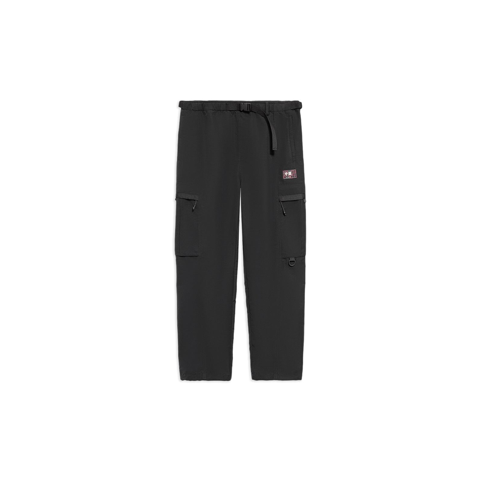 Li-Ning Label Logo Cargo Pants Black Men s AKXS805-2 XL