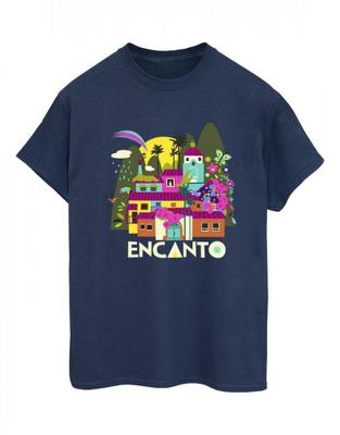Womens/Ladies Encanto Many Houses Cotton Boyfriend T-Shirt