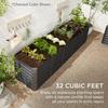 8x2x2ft Outdoor Metal Raised Garden Bed Rectangular Deep Root Planter Box for Vegetables Flowers Herbs and Succulents w 239 Gal