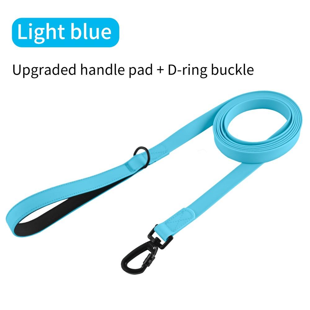 Waterproof Dog Leash, 3M/5M/10M/15M/20M/30M Dog Walking Leash for Outside, Durable PVC Long Line Tracking Lead with Padded Hand
