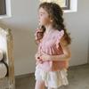 Girls' Lace Skirt Shorts - Lightweight Summer Cotton for Ages 3-10