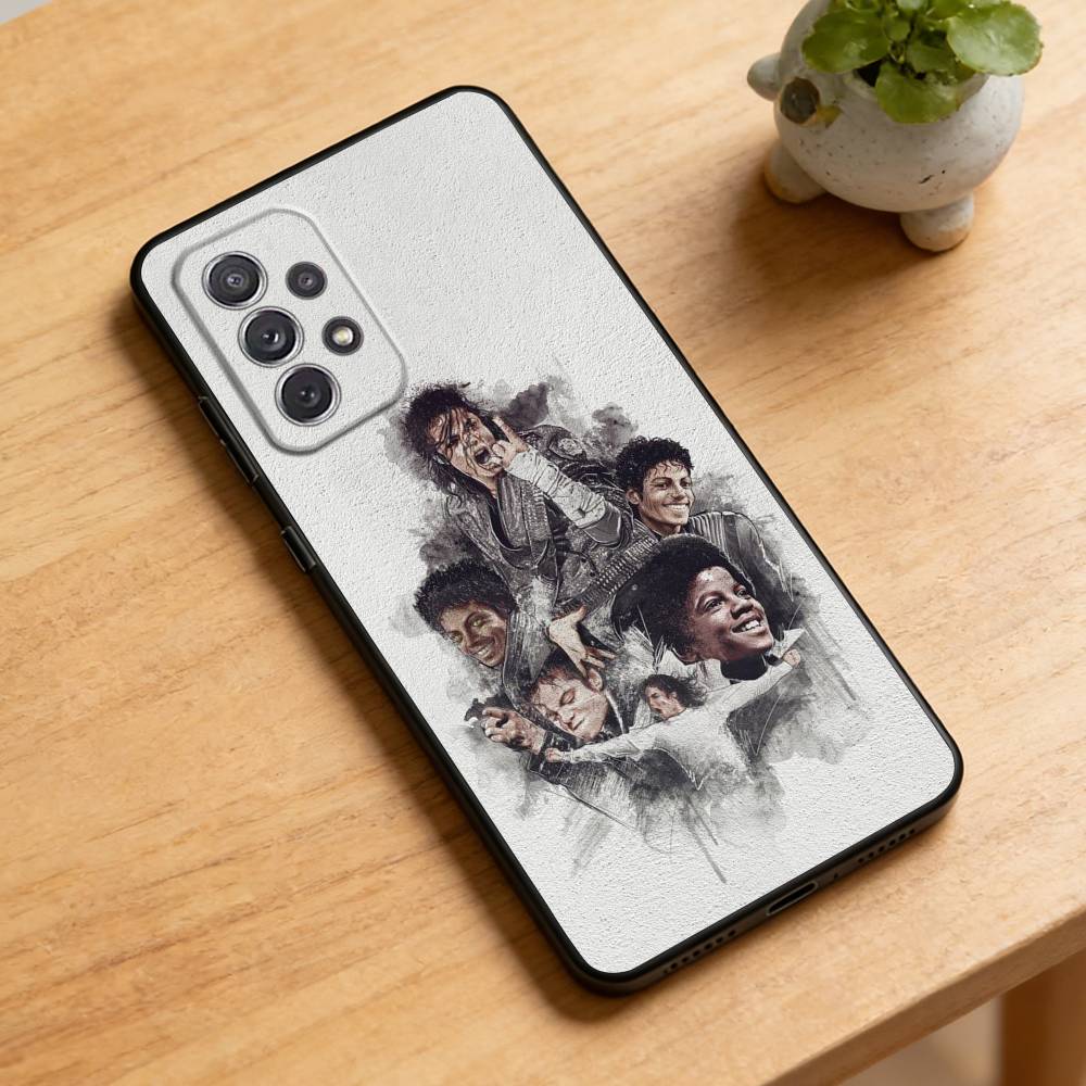 

Чехол для телефона Michael Jackson для Samsung Galaxy A73, 21, 22, 32, 71, 53, 52, 51, 80, 5G Мягкий черный чехол Samsung a52
