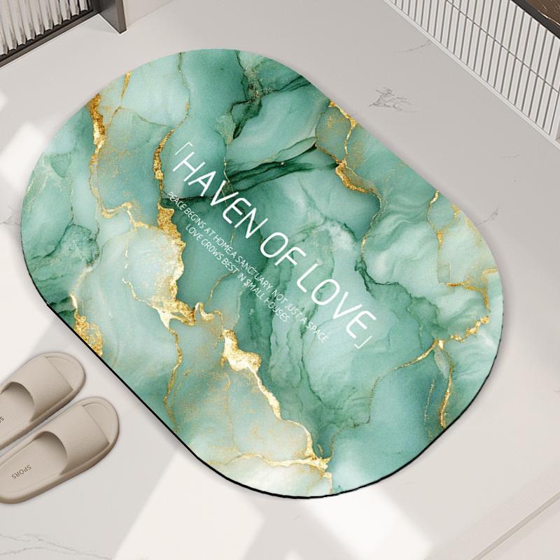 Diatom mud absorbent mat, bathroom floor mat, bathroom floor mat, door non-slip mat, diatomaceous earth mat, absorbent foot mat