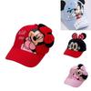 Cartoon Mickey Mouse Kinder Baseballkappe mit atmungsaktivem Polyester für Sommerspiele im Freien