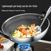 Supor 30cm Wabenboden Flachboden 304 Edelstahl Wok