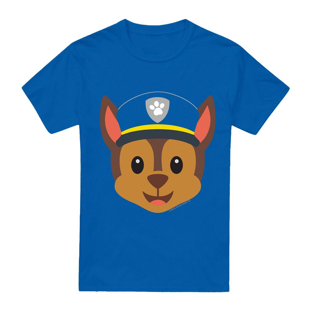 Paw Patrol Mens Chase Emoji T-Shirt