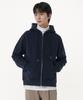 Brushed Hooded Sweat Zip-Up [Navy]