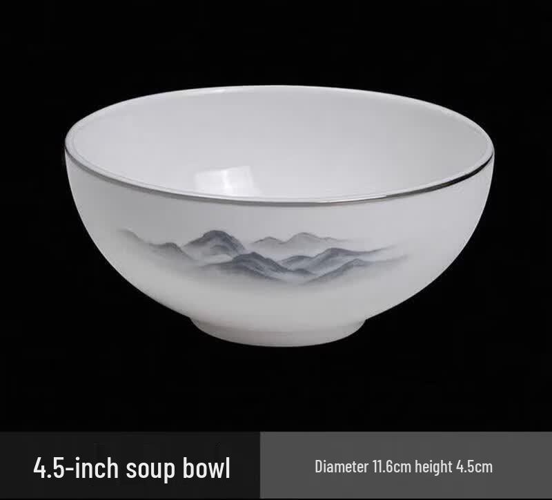 ZLIII New Chinese Style Ceramic Tableware Set