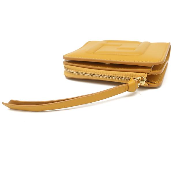 FENDI 8M0490 AQEW FF CubeBifold Wallet leather Array