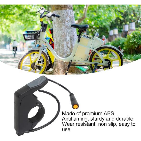 

VBESTLIFE Electric Thumb Throttle, Quick Release Thumb Accelerator for BBS01 02 BBSHD Left Right Handlebar
