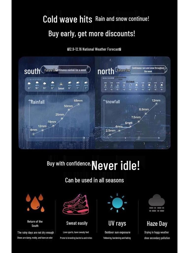 High-Quality UV Shoe Sterilizer and Dryer for Household Use