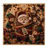 DIY Decorative Wall Ornaments Christmas Faux Pearl Art Kit, Rhinestone Painting 8" X 8", Cartoon Kits for Kids Snowman Animal Diamond Craft