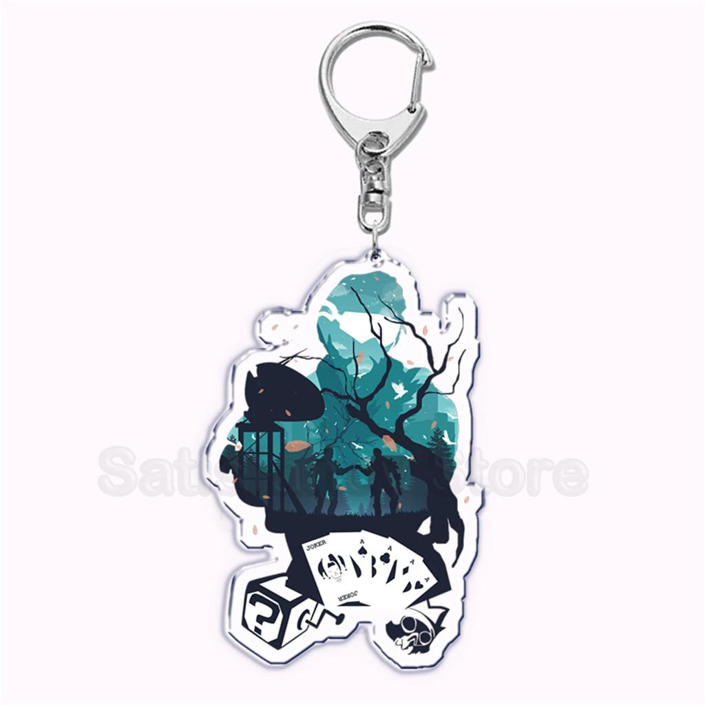 Hot Game Apex Legends Characters BLOODHOUND Acrylic Key Chain Pendant Key Ring Keychains Keyring for Bag Pendant Jewelry Gifts