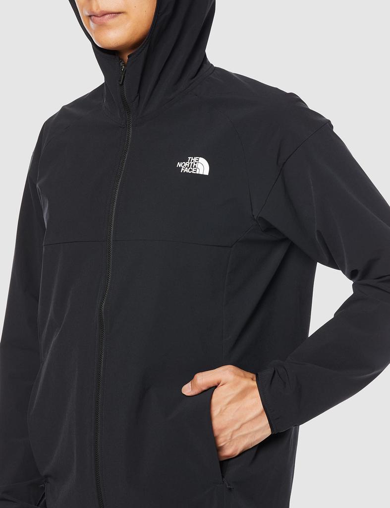 The North Face Apex Flex Size S Hoody, Men's, Water-Repellent, Windproof, Lightweight, Black,