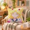 Anime Sailor Moon Magical Cushion Cover Personalized Soft Plush Pillow Living Room Home Sofa Bedroom Office Car Cushion