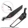 For Kawasaki Z900 Z1000 Z800 Z750 Z650 Z300 Z250 Z125 Motorcycle Wind Wing Side Rearview Mirror Adjustable Rotating Accessories