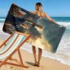 Victory Mountains Champion's Trophy Celebration Strandtuch Outdoor Camping Strand Meeresufer Outdoor Pool Handtuch Saugfähiges Badetuch Strand