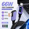 66W Fast Charging Right Angle Charging Cord Right Angle Digital Display Cable  Laptop Charging