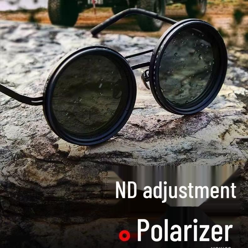ND9 Adjustable Polarized Sunglasses: Handmade Light-Reducing, Unisex Design