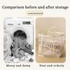 1/2 PCS Dirty Clothes Basket - Large Capacity, Foldable Clothes Storage Basket, Toy Bucket, Wall-mounted Bathroom Laundry Basket