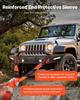 VEVOR Recovery Tow Strap 76.2 Mm, 2.4 M 16329 Kg Break Strength, Triple Reinforced Loop Straps, Tree Saver, Winch Line Extension Strap