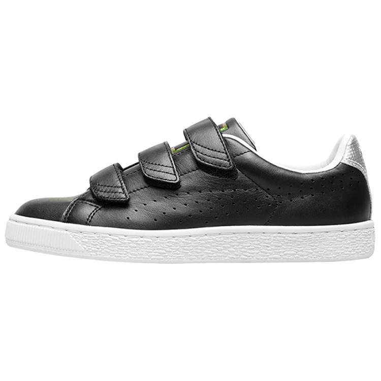 (WMNS) PUMA Basket Strap Explosive Black White Women s 362741-01 EU 35.5