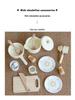 Children's Wooden Kitchen Toy Set with Lights, Sounds, and Water Outlet for Role-Play Cooking