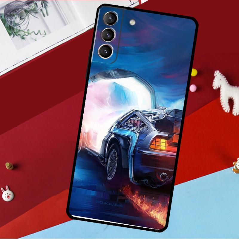 Back To The Future Funda For Samsung Galaxy S25 S24 S21 S22 S20 Ultra S9 S10 Plus S23 FE S24 FE Phone Case