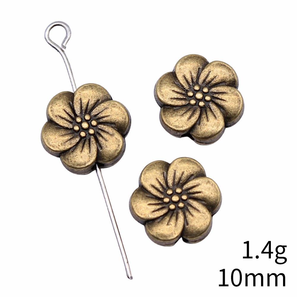 Bead Material Jewelry & Accessories Flower Small Hole Beads Spacer Accessories Parts Beads Jewelry Making Findings For Diy