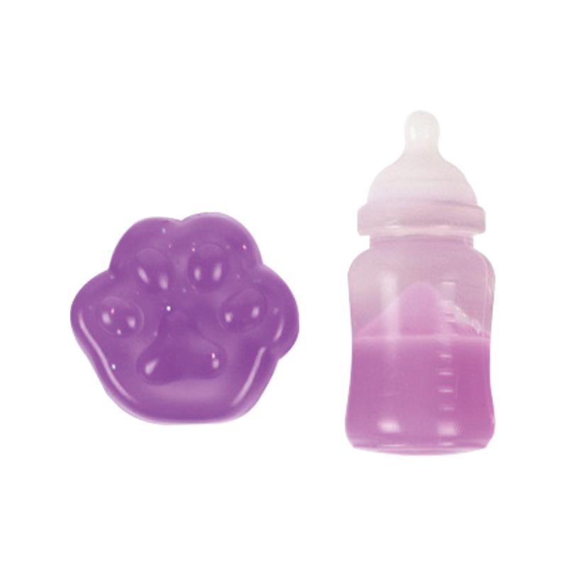 

Baby Bottle Stress Relief Squeeze Toy - Funny Prank & TPR Decompression Artifact 1 piece фіолетовий